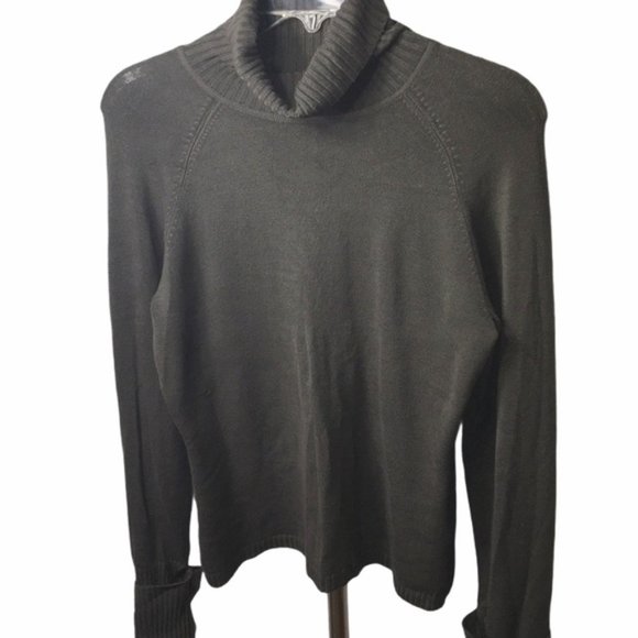 INC Long Sleeve Rayon Blend Turtleneck - Picture 1 of 5